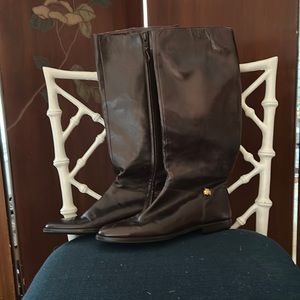 Dark brown Salvatore Ferragamo Size 7 boots
